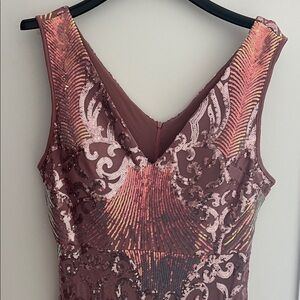 Elegant Sequin Embellished Dress